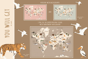 Animal World Map Creator