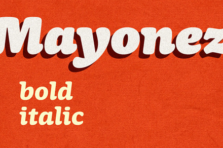 Mayonez bold italic