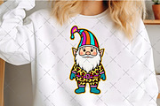 Christmas Gnome Glitter Brushstroke, an Illustration by Craft Nest (Thumbnail 2 of 6)