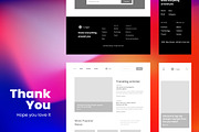 Online Magazine Wireframe Website, a Wireframe Template by INSPR STD (Thumbnail 4 of 4)
