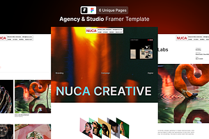 Agency & Studio Framer and Figma, an UI Kit Template by Rozepaars Design