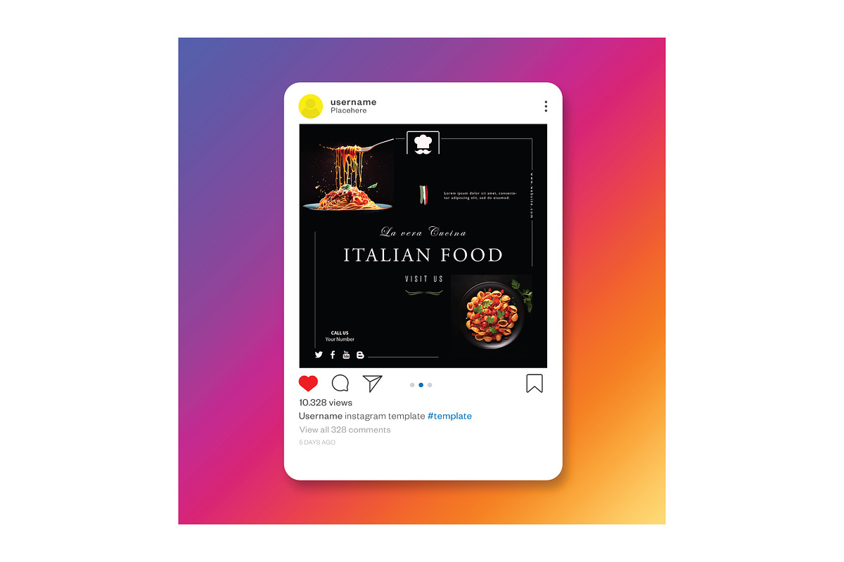 Pasta Salad Flyer Design, a Flyer Template by YUDesignStore (Photo 5 of 6)