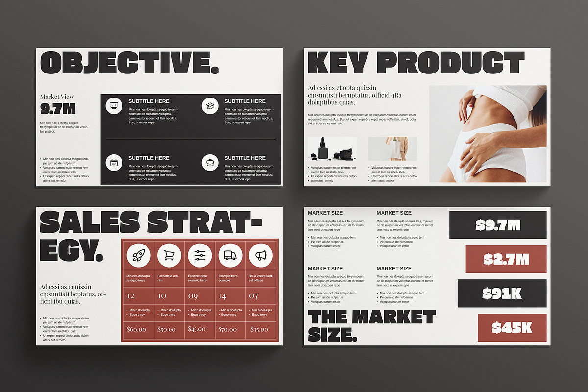 Marketing Plan Presentation Template, a Presentation Template by E-Type (Photo 3 of 5)