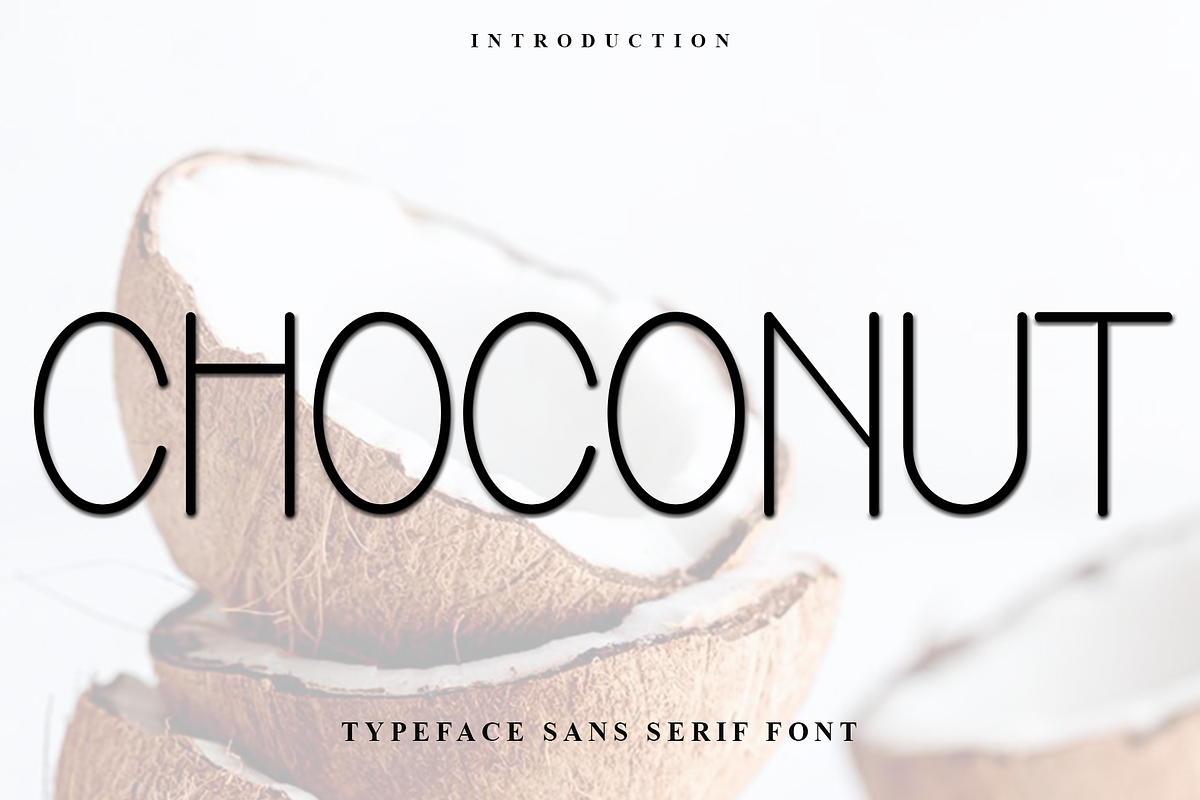 Choconut, a Sans Serif Font by InermediaSTUDIO (Photo 1 of 8)