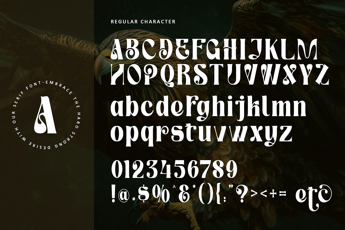 Brave Journey, a Serif Font by Letterara (Photo 8 of 12)