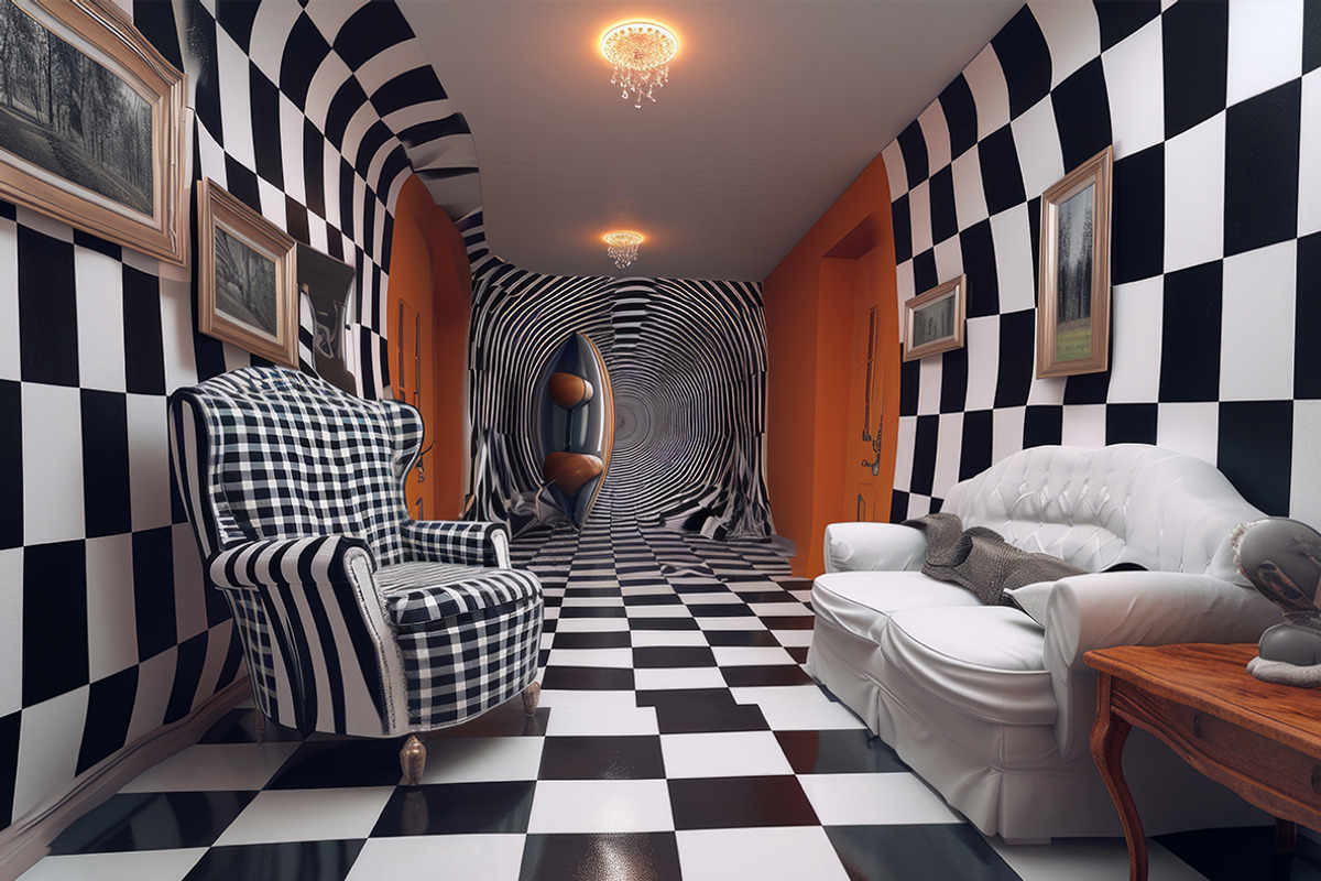 Colorful interiors. 46 images, a Decorative Illustration by Handmadefont (Photo 5 of 11)