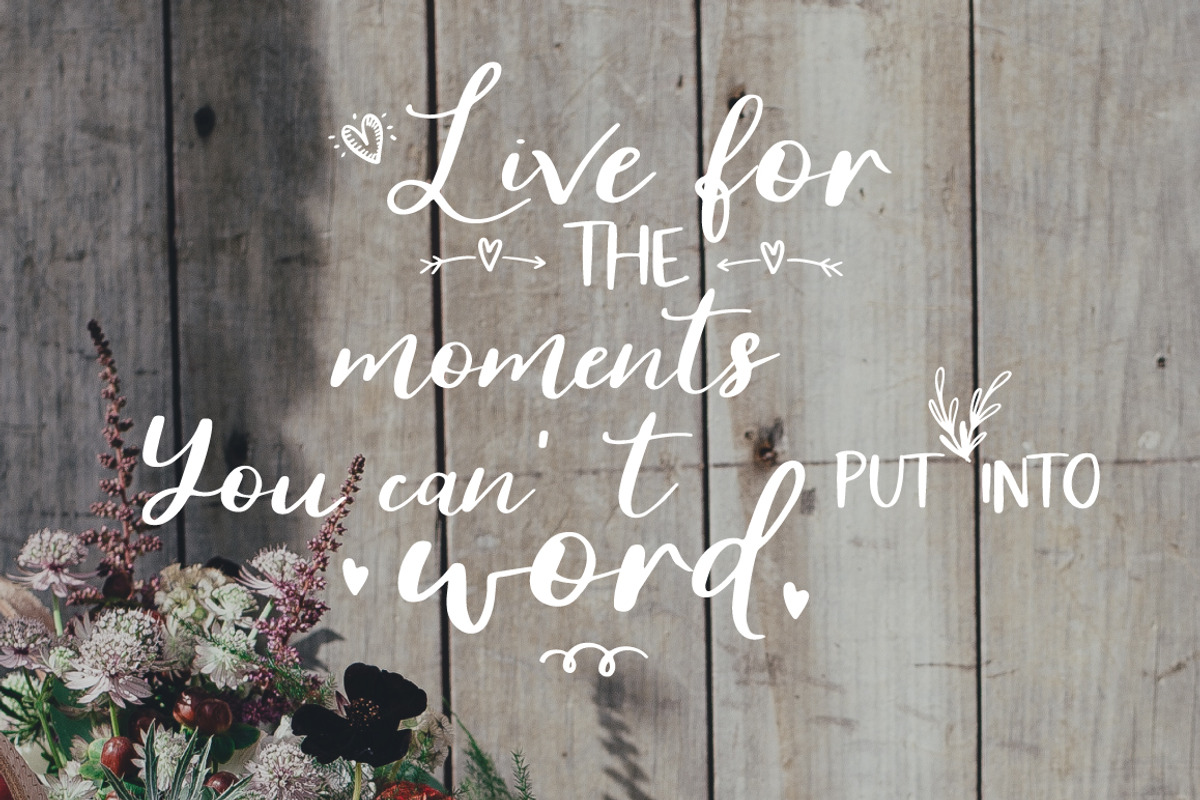 The Memorie Font DUO & Doodle preview 7