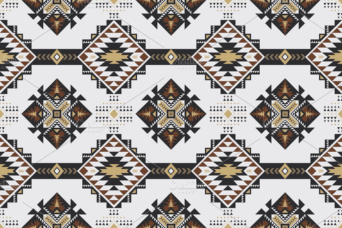 Southwestern Aztec Geometric Pattern, a Pattern Graphic by PPEthnicDecorPattern (Photo 1 of 8)