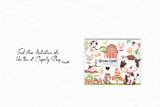 Farm Birthday - Watercolor Clipart, an Animal Illustration by Gau Silva Studio (Thumbnail 5 of 5)