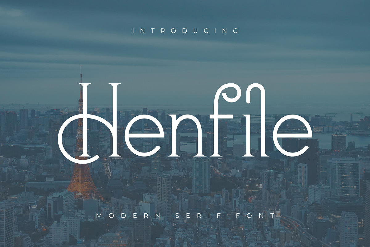 Henfile, a Serif Font by Rishsketch (Photo 1 of 12)