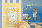 Lemon Sorbet - Amalfi digital papers, an Object Graphic by 60secondsArt (Thumbnail 6 of 13)