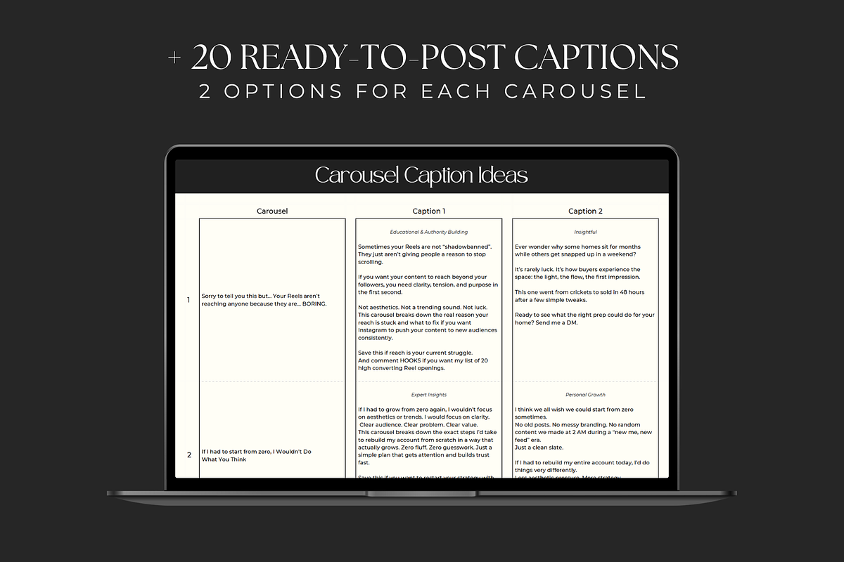 Carousels for Social Media Managers, a Social Media Template by Meraki Templates (Photo 8 of 10)