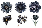 Glitter Luxury Black Spring Flower, an Illustration by CreationArt (Thumbnail 2 of 5)