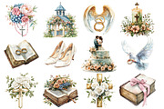 Christian Wedding Clipart Png, an Illustration by SinaCreation (Thumbnail 2 of 10)
