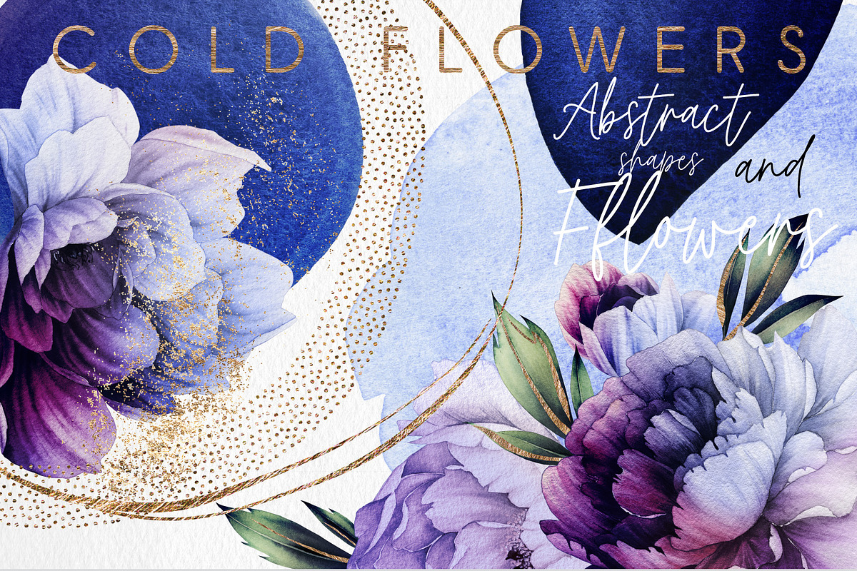 Watercolor Floral Bundle, a Texture Illustration by ollalya (Photo 98 of 112)