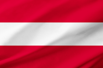 Austria flag background with waving fabric texture, a Background Photo by Davizro's Market