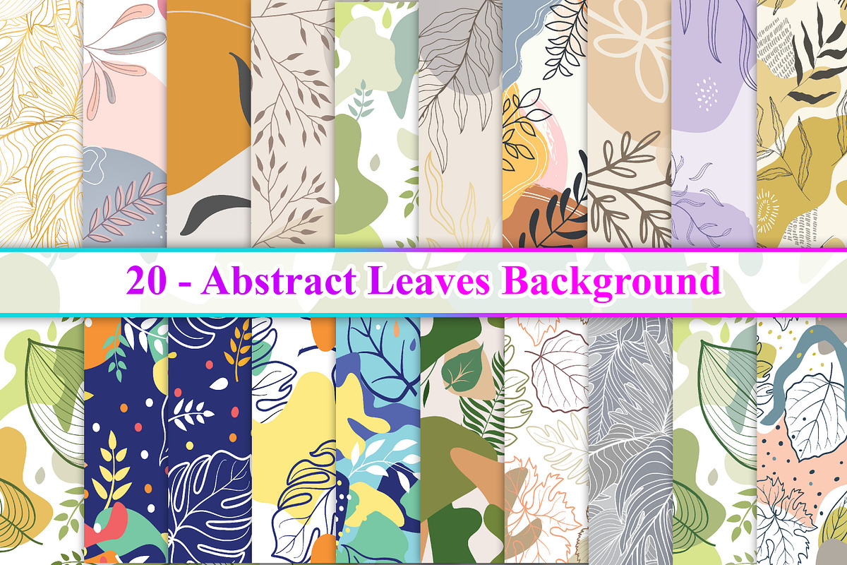 Abstract Leaves Background, a Background Graphic by Digital Studio (Photo 1 of 5)