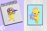 Easter chicks clipart 2 - AMB-2727, an Illustration by AMBillustrations (Thumbnail 6 of 6)