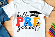 Preschool Graduate 2025 Svg Png, an Object Graphic by Digi_Design_World (Thumbnail 2 of 6)