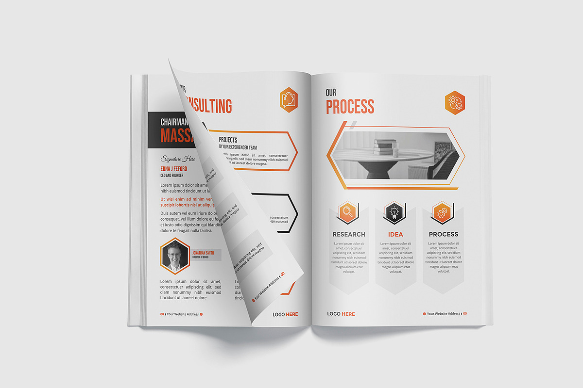 Multipurpose Business Brochure, a Brochure Template by gstudiovect21 (Photo 5 of 7)