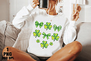 Preppy Lucky Shamrock Png, an Illustration by Daily.Designs (Thumbnail 4 of 5)