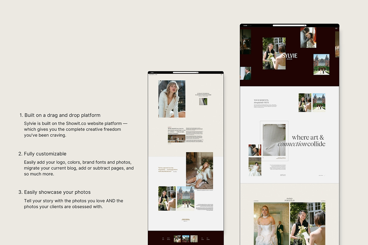 Editorial Showit Website Template, an App Template by Seventh Made (Photo 2 of 4)