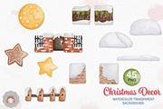 Watercolor Christmas Santa Animals, an Animal Illustration by Apixsala (Thumbnail 14 of 18)