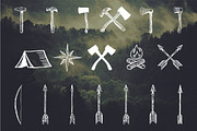 Rustic Clipart Volume 1 - AI PNG EPS, an Object Graphic by BirDIY Design (Thumbnail 7 of 11)
