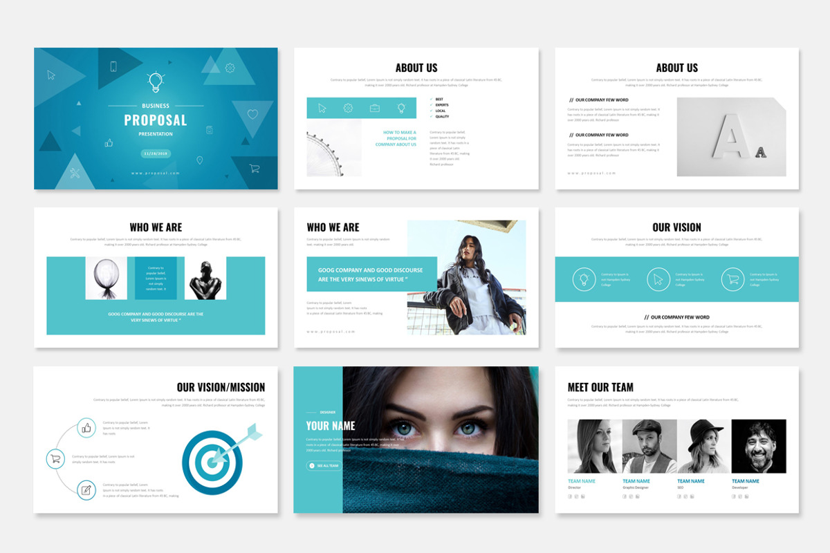 Business Proposal PowerPoint, a Presentation Template by WhiteGraphic (Photo 3 of 36)