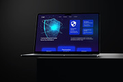 Cyber Security Website Template, a Landing Page Template by Glyphminds Studios (Thumbnail 3 of 3)