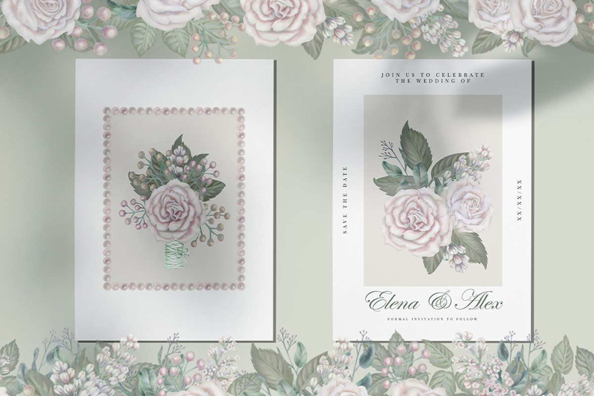 Rose and Pearl, an Illustration by EL_SUHOVA (Photo 7 of 13)
