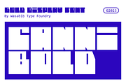 Cannibold, a Symbol Font by Wasabib Studio (Thumbnail 2 of 10)