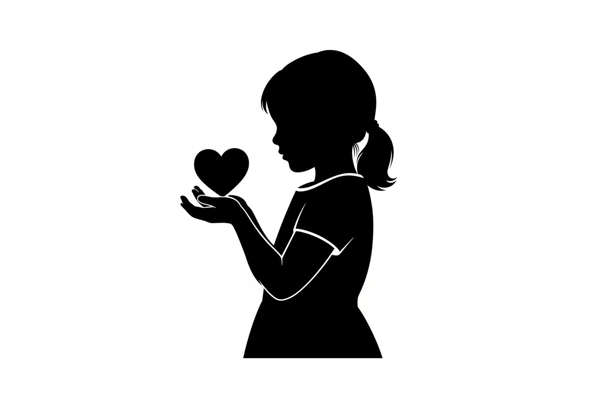 Cute Love Girl Silhouette Bundle, an Illustration by Designs_River (Photo 38 of 53)