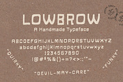Lowbrow, a Handwritten Font by Joseph Ernst Design Shop (Thumbnail 1 of 4)