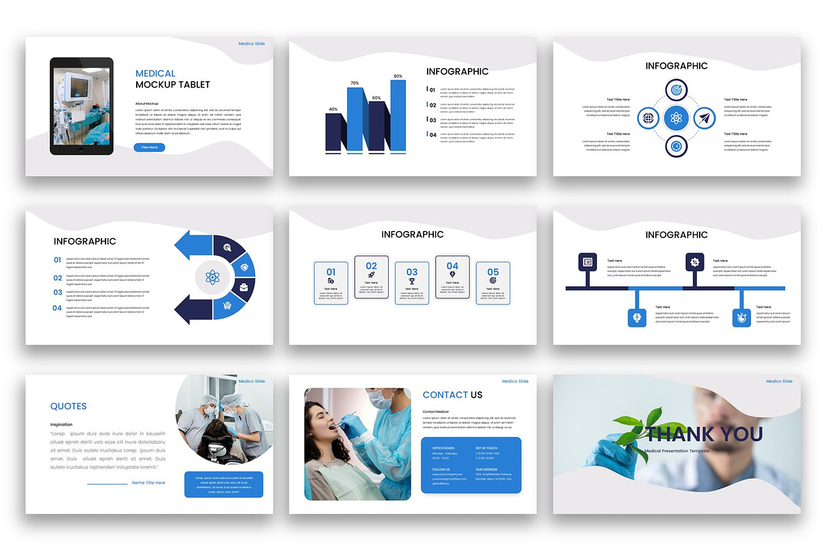 Medico – Medical Google Slide, a Presentation Template by kreatifreya (Photo 5 of 5)