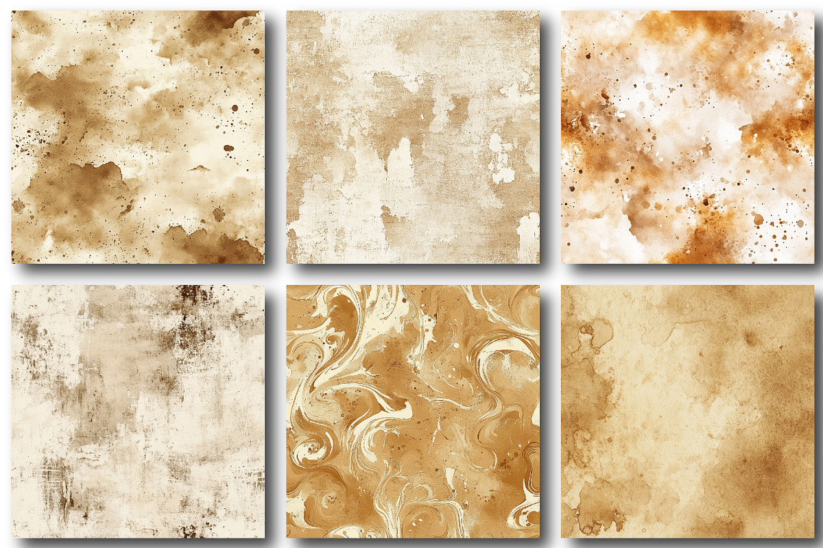 Coffee & Cream Textures Digital, a Pattern Graphic by designcity5 (Photo 2 of 5)