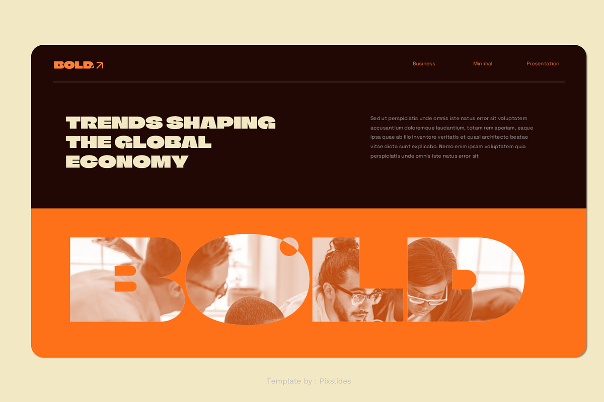 Bold Creative Business PowerPoint preview 2