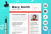 Eye-Catching Resume Design, a Stationery Template by ResumeInventor (Thumbnail 1 of 7)