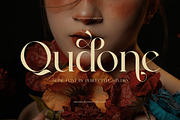 Qudone Luxury Serif Display Font, a Serif Font by Perfectype (Thumbnail 1 of 8)