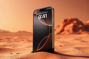 iPhone 16 Pro Mockups - Mars, an iPhone Mockup by viworx (Thumbnail 6 of 8)