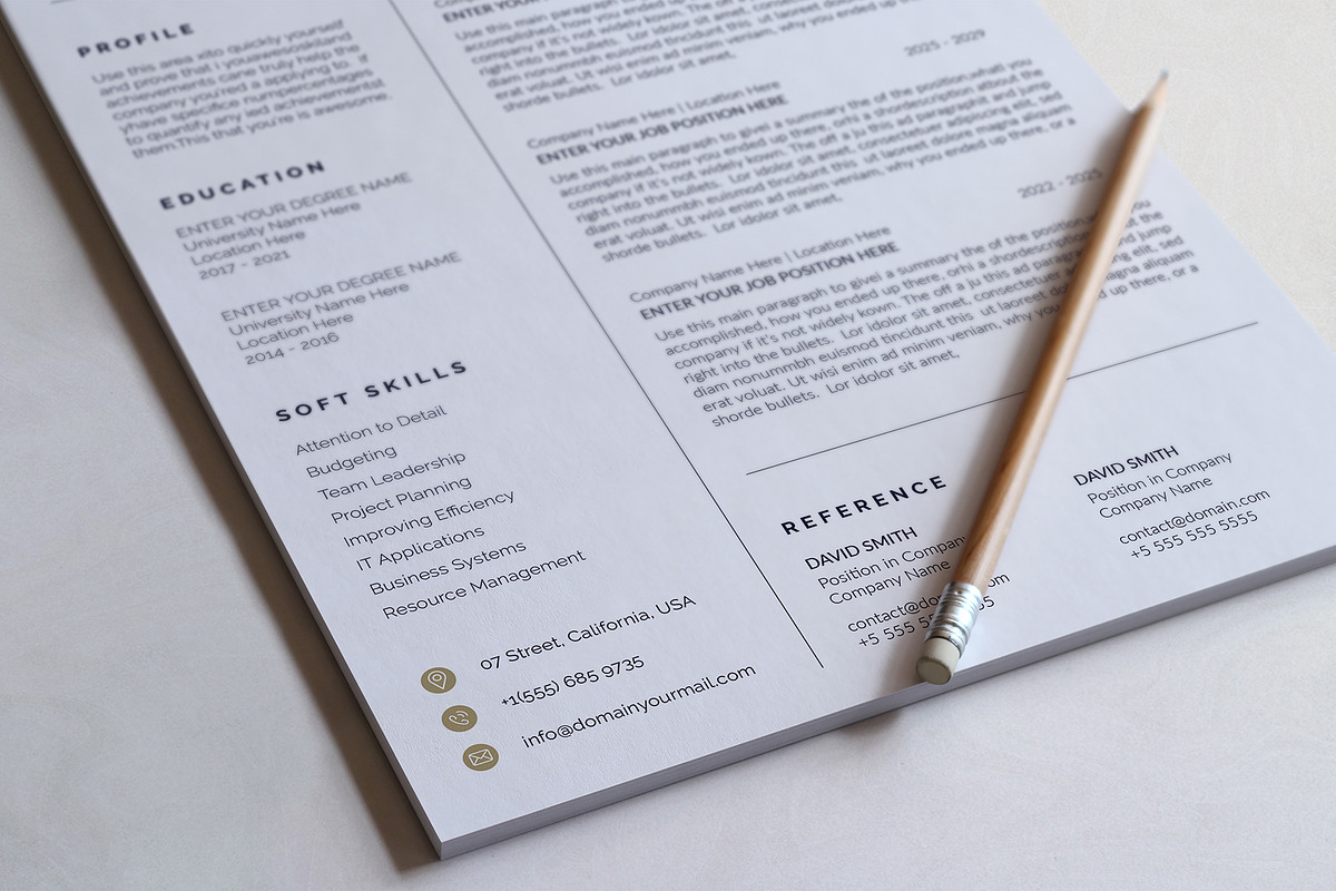 Canva Resume Template preview 6