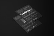 Dark DJ Press Kit / EPK Template, a Resume Template by vinyljunkie (Thumbnail 8 of 8)