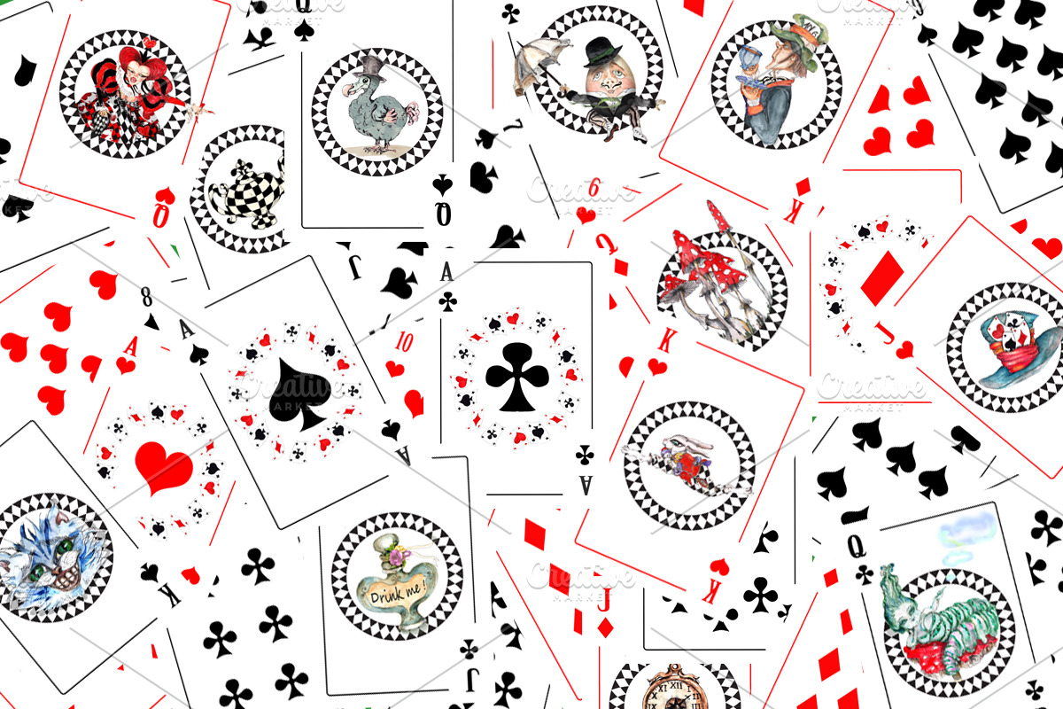 Alice in Wonderland Playing Cards, an Object Illustration by Arevka (Photo 1 of 2)
