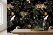 Vintage Tropical Jungle Pattern, a Pattern Graphic by Luiz da Rolt Grathwohl (Thumbnail 14 of 17)