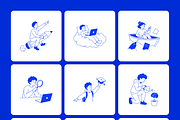 100 People Hand-Drawn Illustrations, a Person Illustration by Vectors Market (Thumbnail 12 of 13)