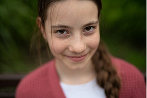 Natural beauty of young girl with, a Nature Photo by HalfPoint