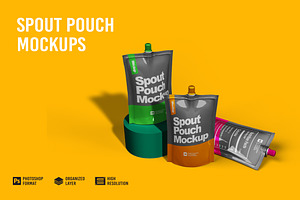 Spout Pouch Mockup