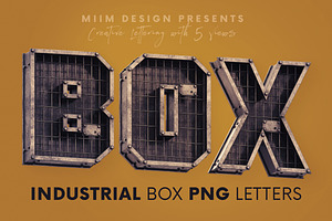 Industrial Box - 3D Lettering