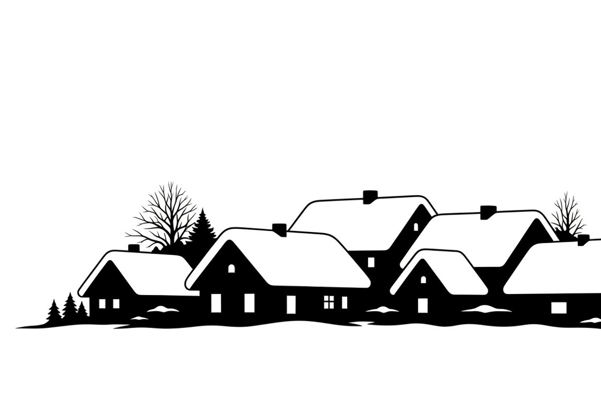 Winter Snow Silhouettes feature, an Illustration by Amazin_art (Photo 30 of 42)