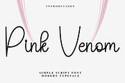 Pink Venom, a Handwritten Font by InermediaSTUDIO (Thumbnail 1 of 8)